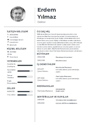 Sağlık Çalışanı Cv Örnekleri cv indir